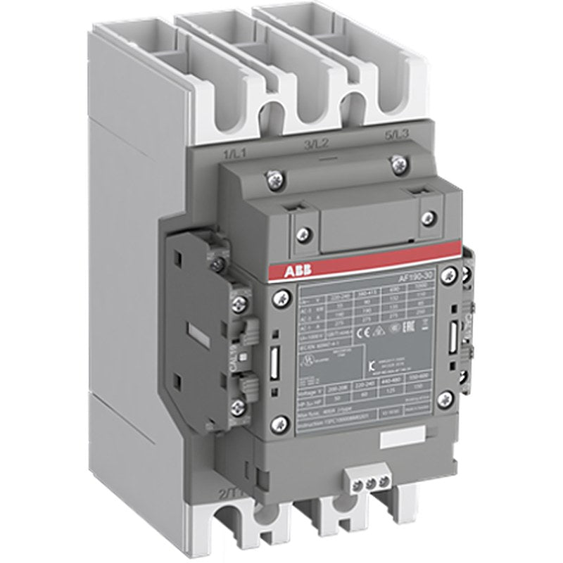 ABB 1SF Block Contactor, 250V ac/dc, 500 V ac/dc Coil, 3-Pole, 90 kW, 3 NO/0 NC