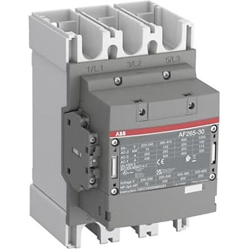 ABB 1SF Block Contactor, 130V ac/dc, 48 V ac/dc Coil, 3-Pole, 132 kW, 3 NO/0 NC