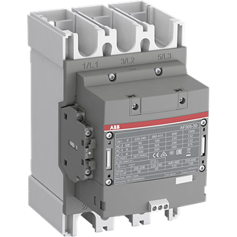 ABB 1SF Block Contactor, 100V ac/dc, 250 V ac/dc Coil, 3-Pole, 160 kW, 3 NO/0 NC