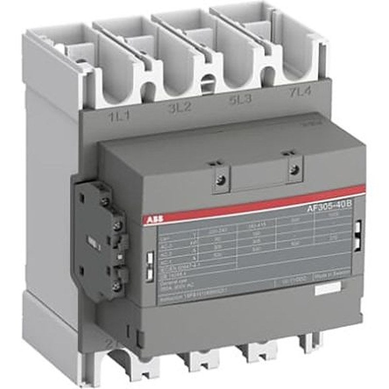 ABB 1SF Block Contactor, 20V ac/dc, 60 V ac/dc Coil, 4-Pole, 160 kW, 4 NO
