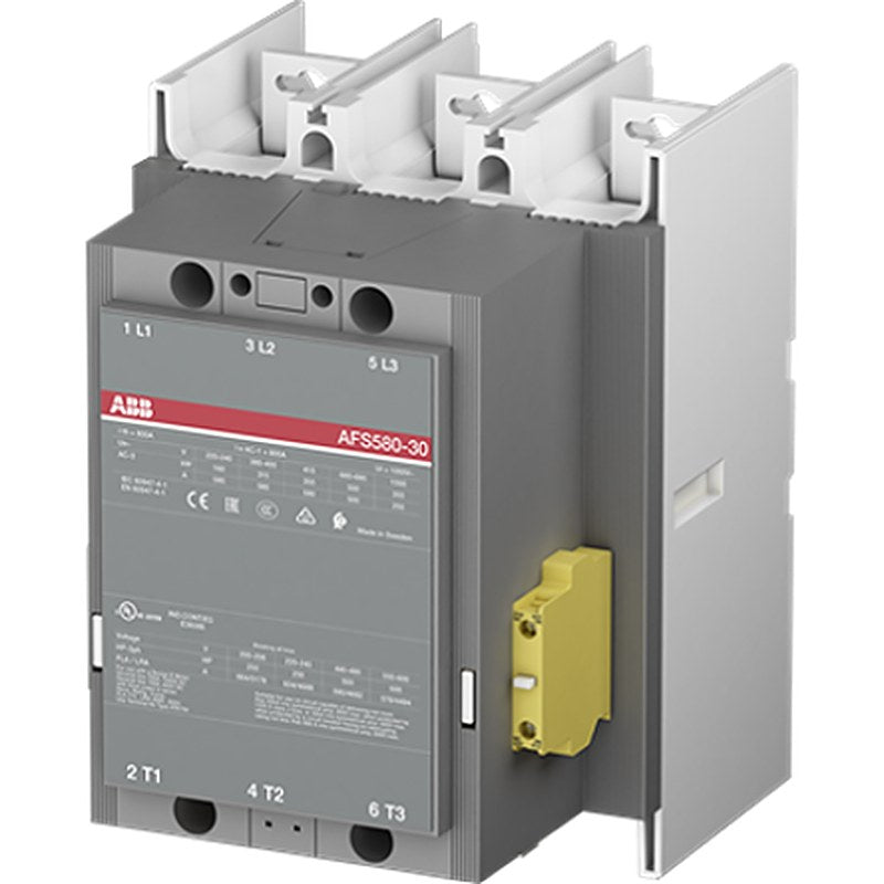 ABB 1SF Block Contactor, 250V ac/dc, 500 V ac/dc Coil, 3-Pole, 355 kW, 3 NO/0 NC