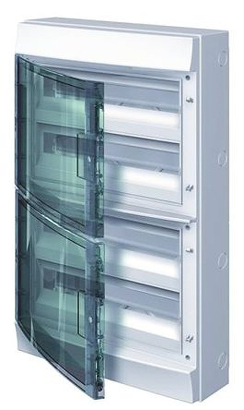 ABB 72 Plastic Consumer Unit, 125A, IEC 60670, EN 60439-3 IP65 MISTRAL65