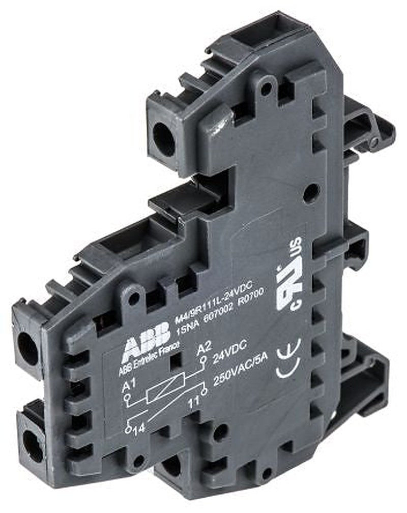 ABB R910 Series Interface Relay, DIN Rail, 24V ac/dc Coil, SPST, 33mA