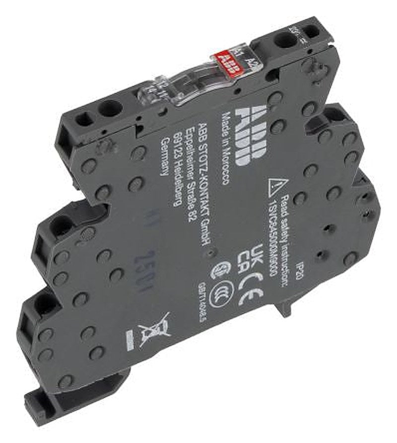 ABB R600 Series Interface Relay, DIN Rail, 230V ac/dc Coil, SPDT, 3.5mA