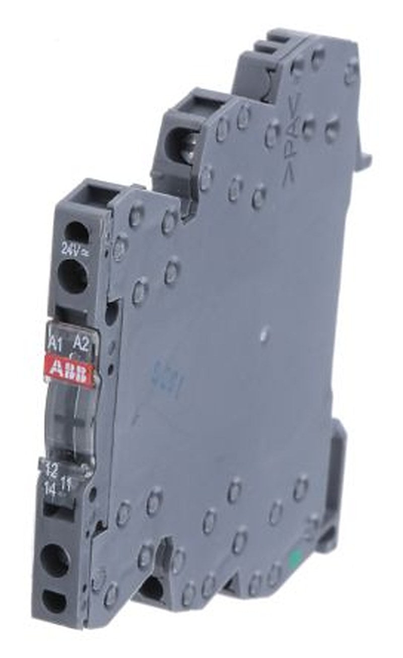 ABB R600 Series Interface Relay, DIN Rail, 24V ac/dc Coil, SPDT, 10mA