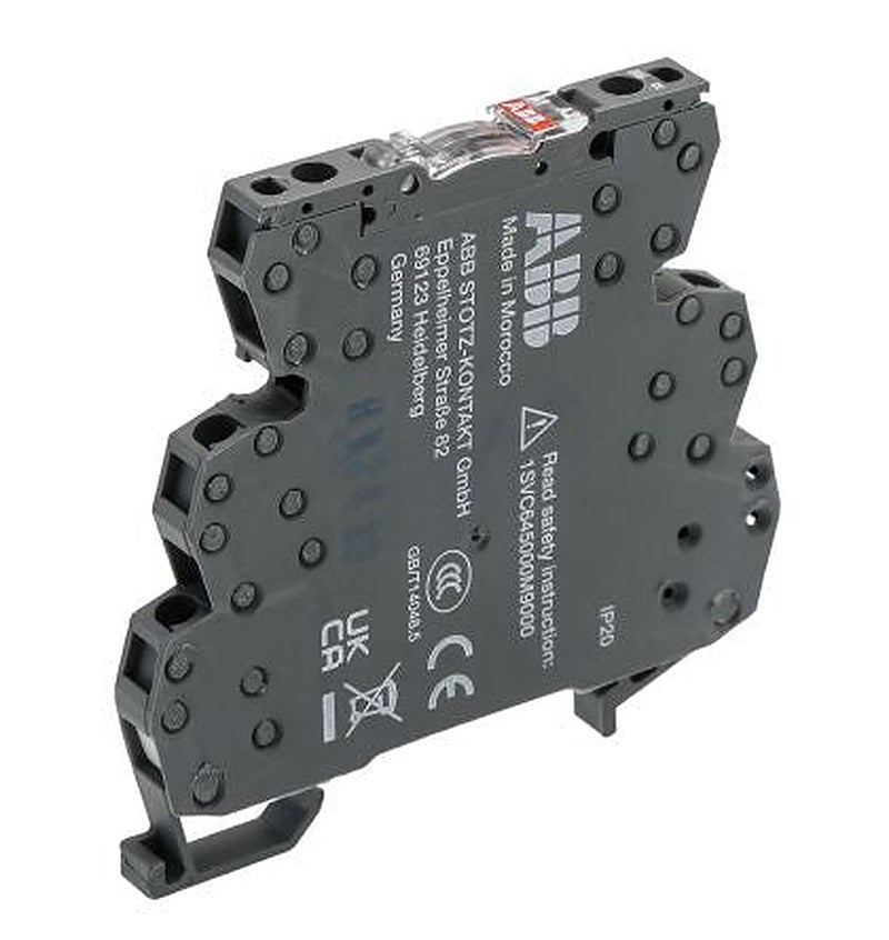 ABB R600 Series Solid State Relay, 12 A Load, DIN Rail Mount, 400 V ac Load, 24V ac/dc Control