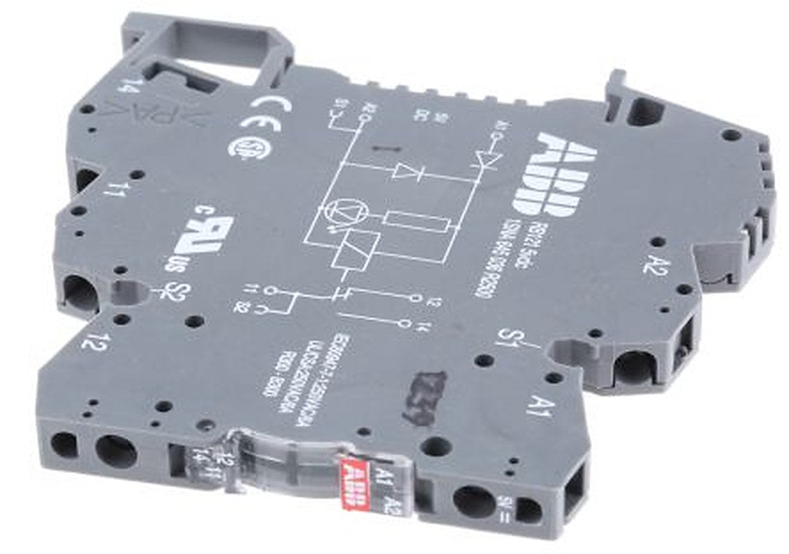 ABB R600 Series Interface Relay, DIN Rail, 5V dc Coil, SPDT, 40mA