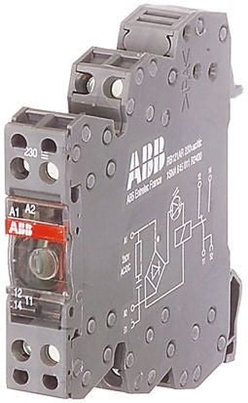 ABB R600 Series Interface Relay, DIN Rail, 48V ac/dc Coil, DPDT