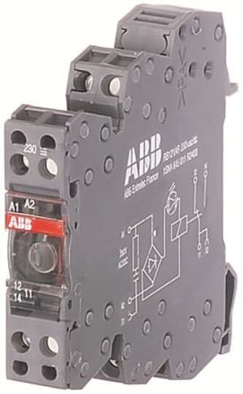 ABB R600 Series Interface Relay, DIN Rail, 24V Coil, NC, 68mA