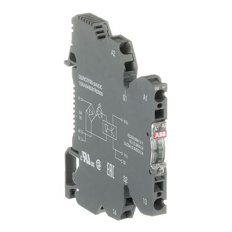 ABB R600 Series Solid State Relay, DIN Rail Mount, 24 V Load