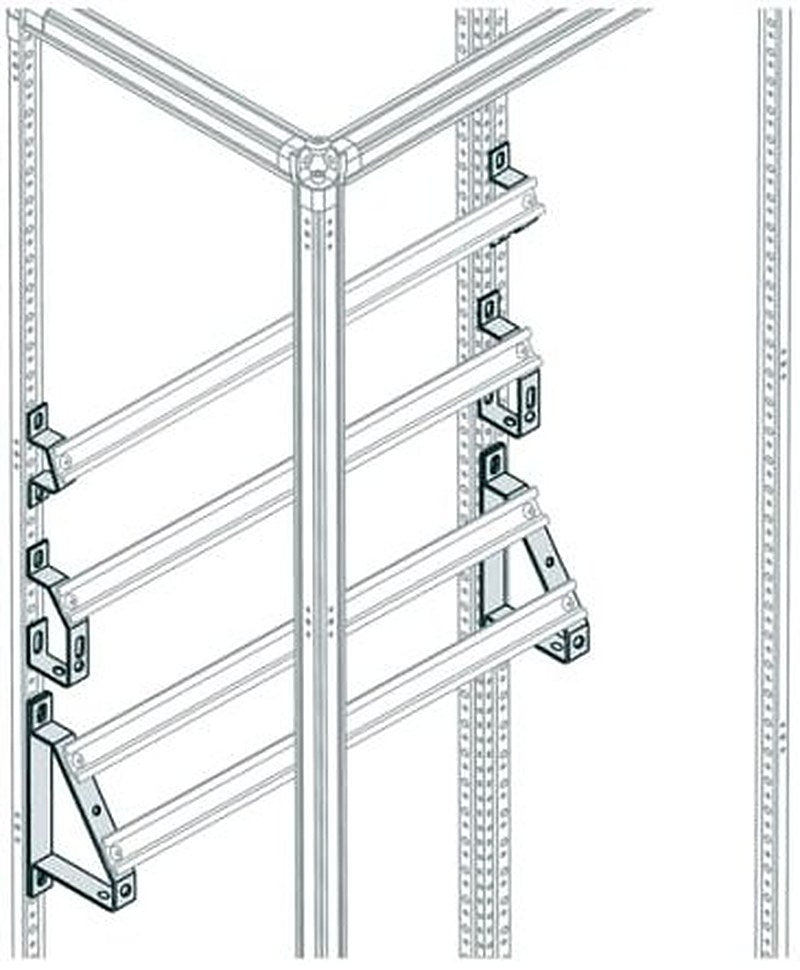 ABB EV1111 Series Pickled Steel Sheet Support Rail, 200mm W, 180 mm H, 245 mm D, 245 mm L For Use With EV1111