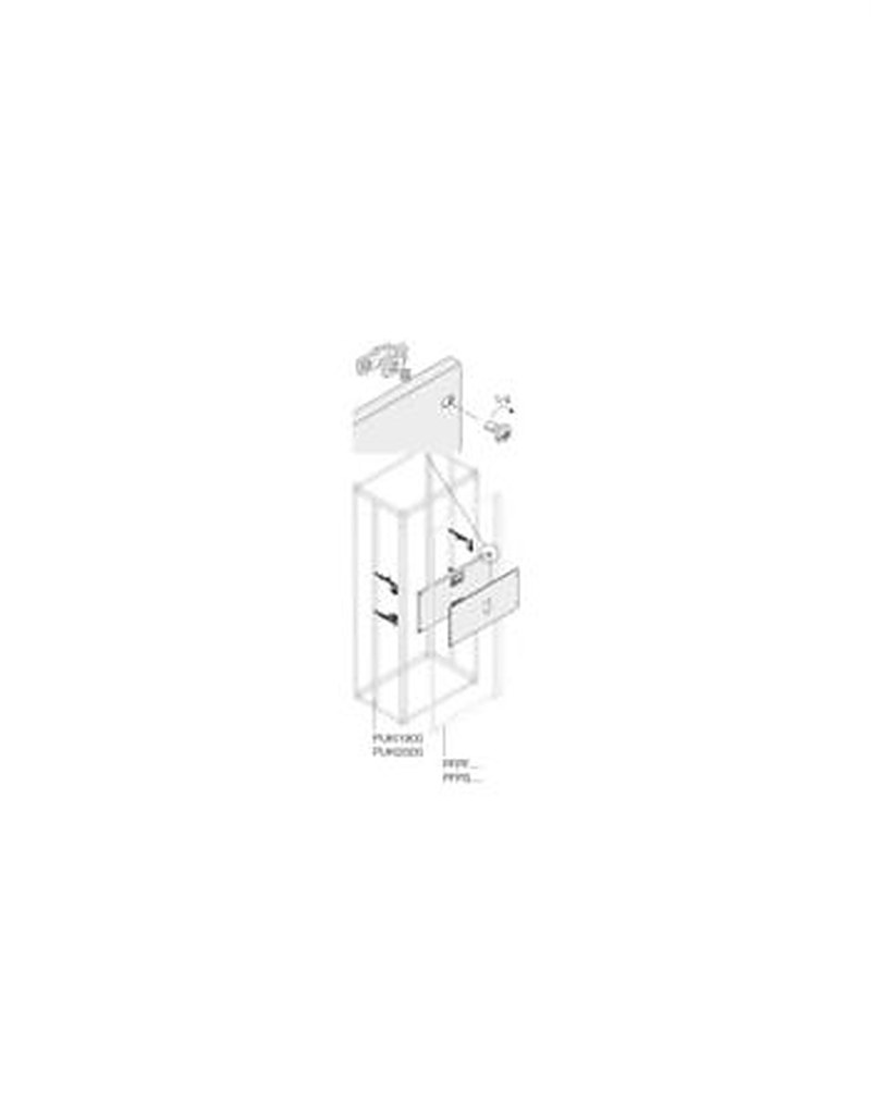 ABB 1STQ Series Pickled Steel Sheet Installation Kit for Use with Modular Boards - System Pro E Power x 450 mm x 600mm