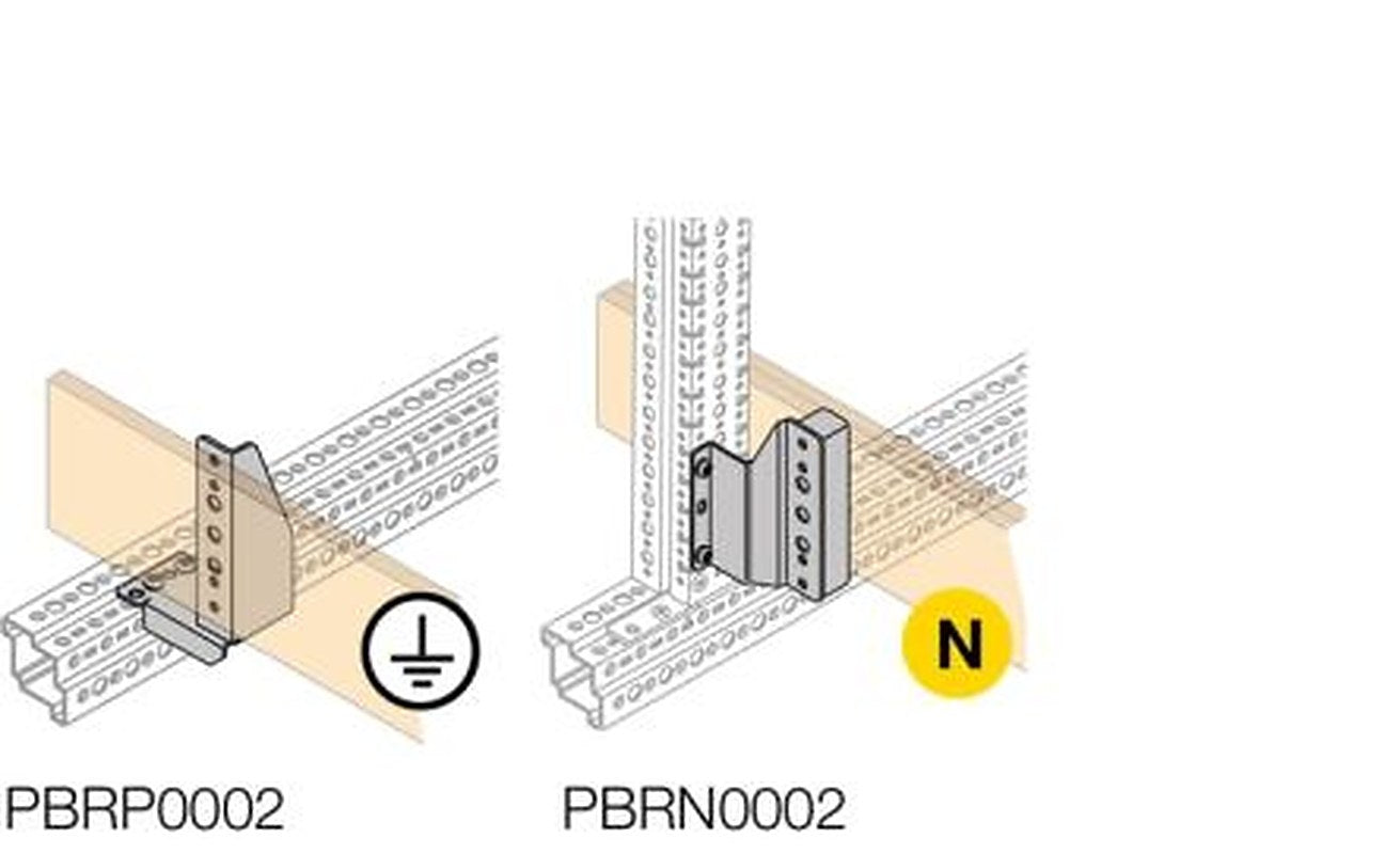 ABB 1STQ Series Pickled Steel Sheet Bracket for Use with Modular Boards - System Pro E Power 52 mm x 310 mm x 190mm
