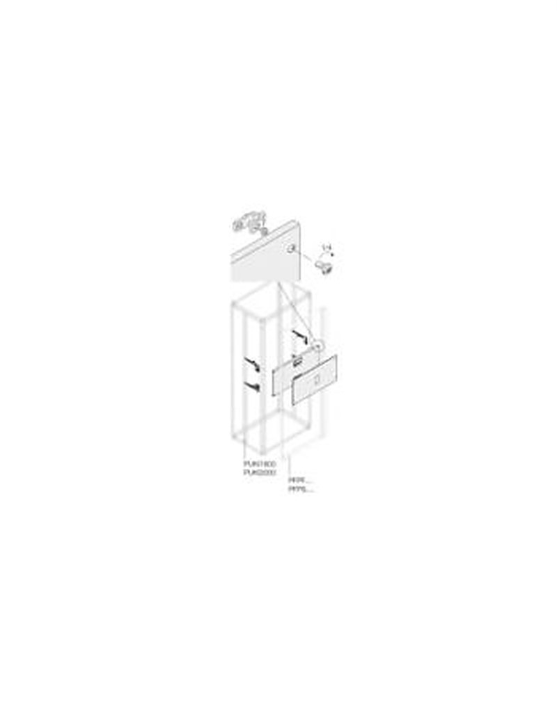 ABB 1STQ Series Pickled Steel Sheet Installation Kit for Use with Modular Boards - System Pro E Power x 300 mm x 600mm