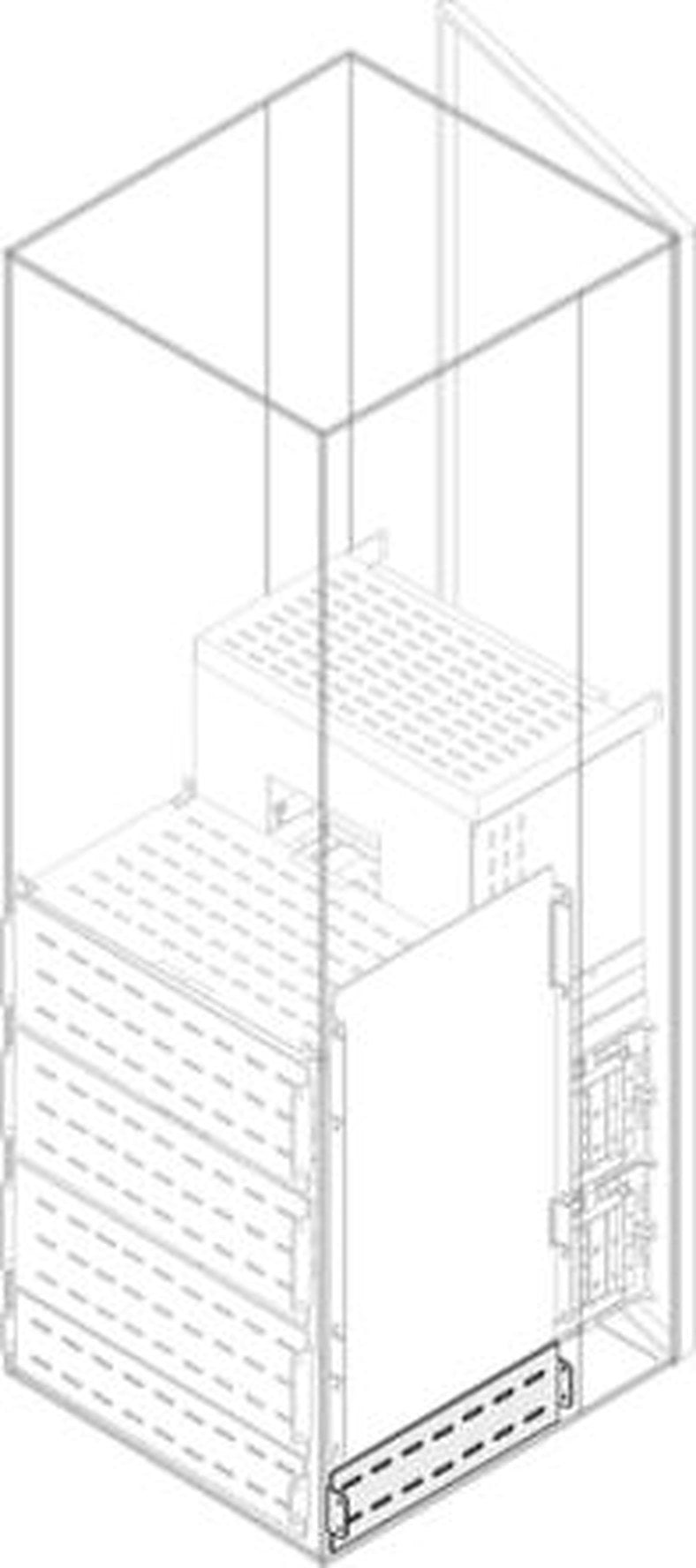 ABB 1STQ Series Pickled Steel Sheet Divider Panel for Use with Modular Boards - System Pro E Power 59.7 mm x 900 mm x