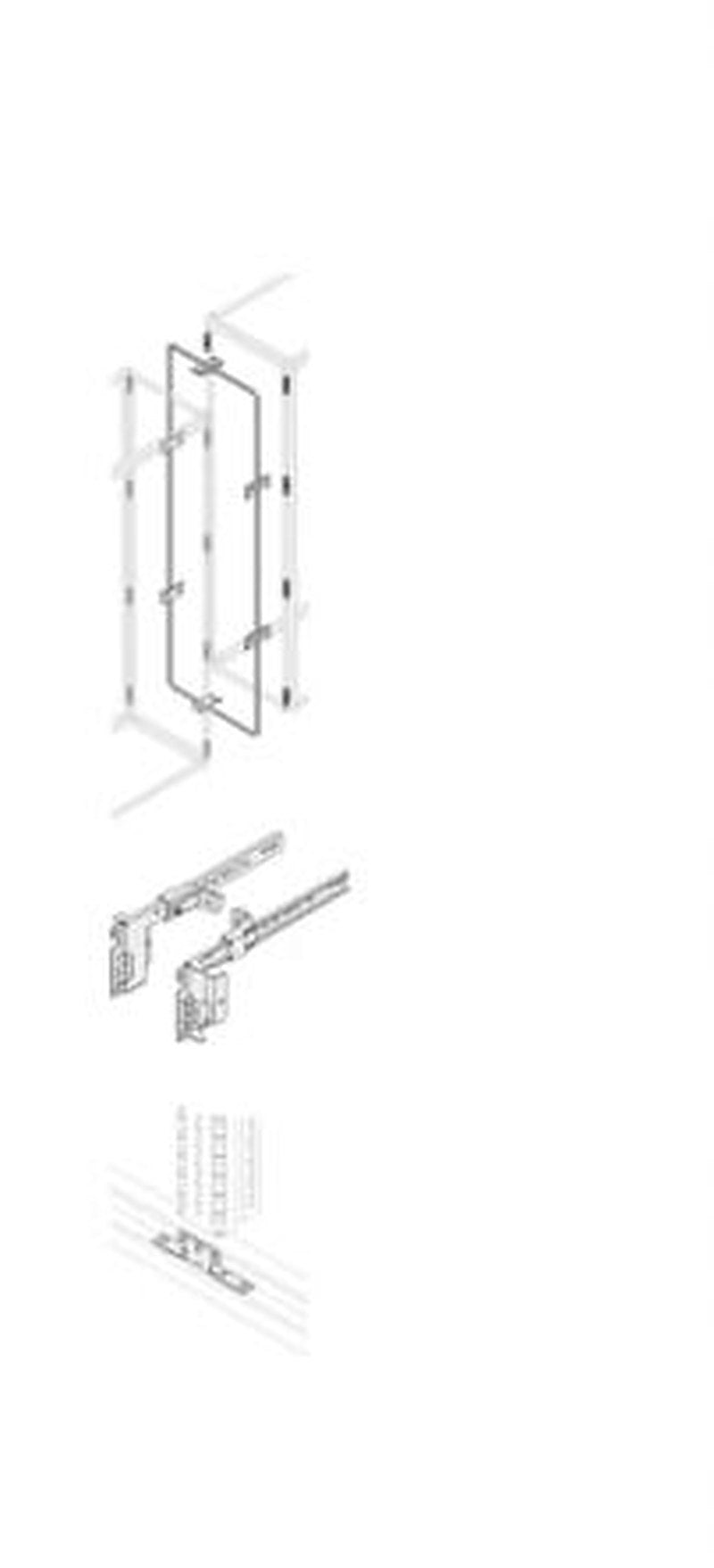 ABB 1STQ Series Pickled Steel Sheet Bracket for Use with Modular Boards - System Pro E Power 50 mm x 330 mm x 150mm