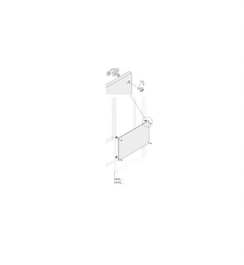 ABB PPFB Series RAL 7035 Light Grey Pickled Steel Sheet, 750 mm H, 440mm W, 20 mm D, 20 mm L, for Use with PPFB4580