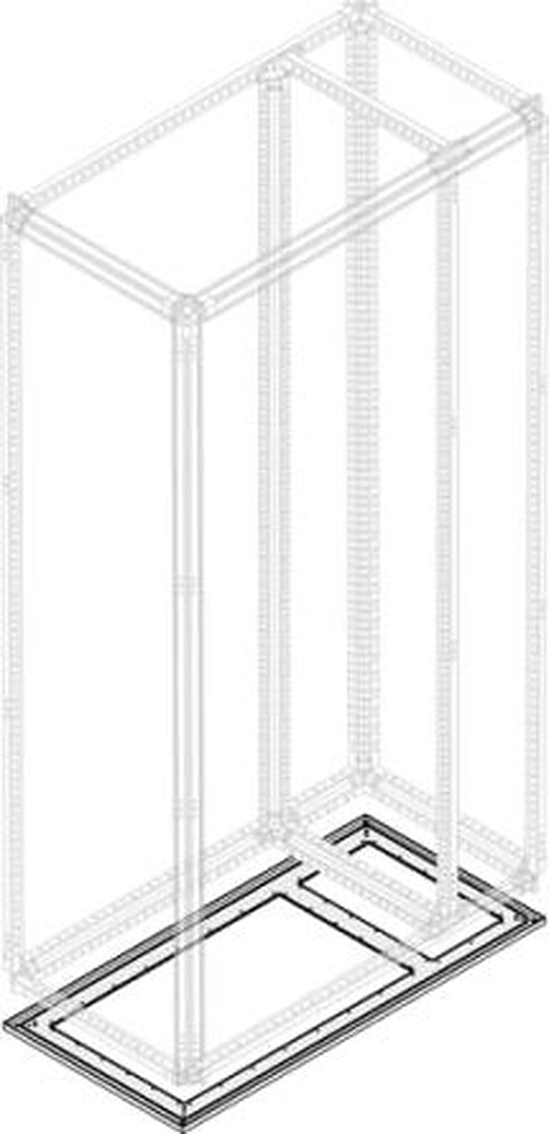 ABB 1STQ Series Pickled Steel Sheet Top/Bottom Cover for Use with Modular Boards - System Pro E Power 30 mm x 890 mm x
