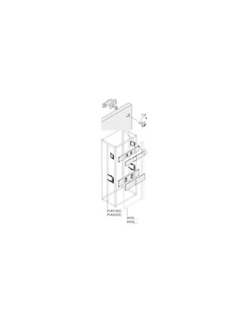 ABB 1STQ Series Pickled Steel Sheet Installation Kit for Use with Modular Boards - System Pro E Power 145 mm x 150 mm x