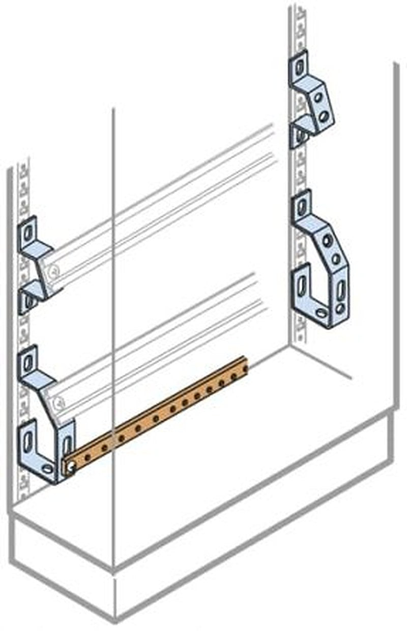 ABB 1STQ Series Pickled Steel Sheet Support Plate for Use with Modular Boards - System Pro E Power 10 mm x 210 mm x 20mm