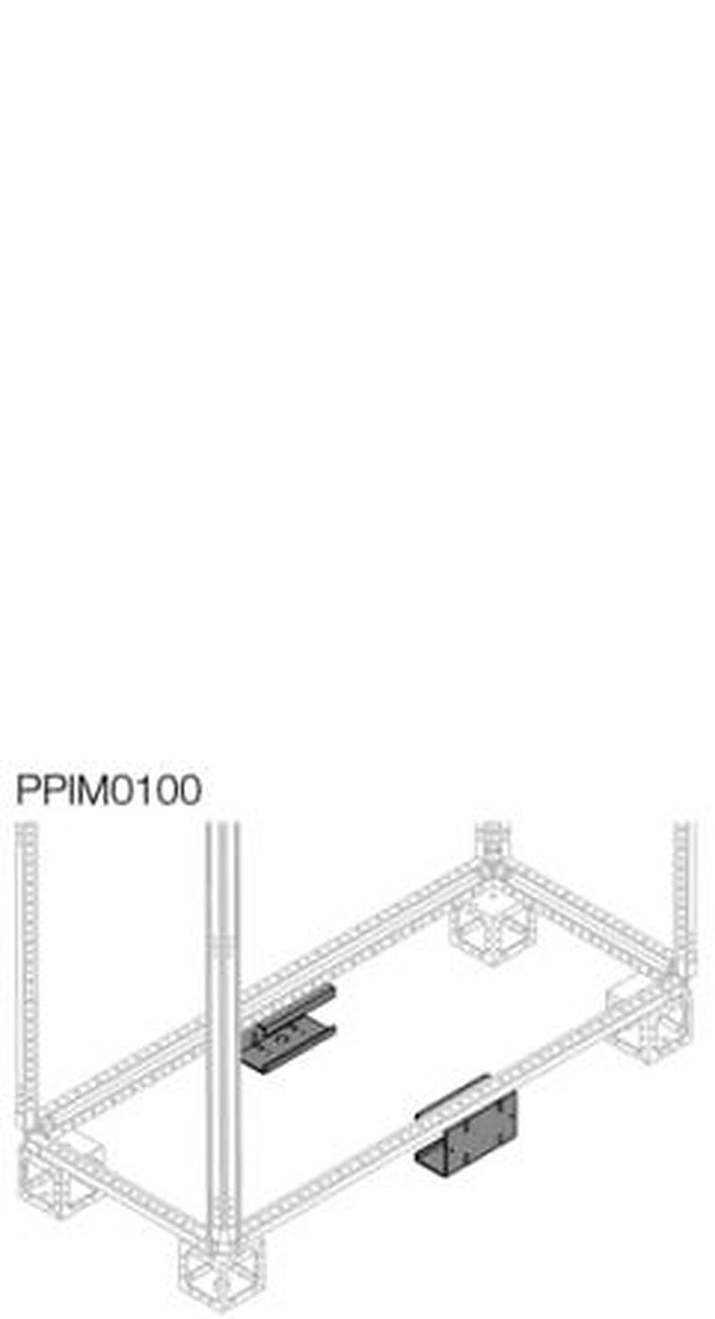 ABB 1STQ Series Sheet Steel Galvanised Plinth for Use with Modular Boards - System Pro E Power 100 mm x 100 mm x 100mm