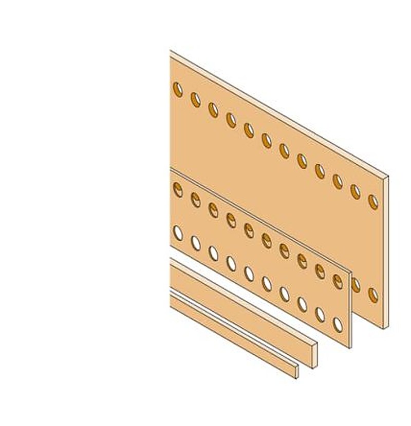 ABB Copper PBFC 3 Phase Busbar