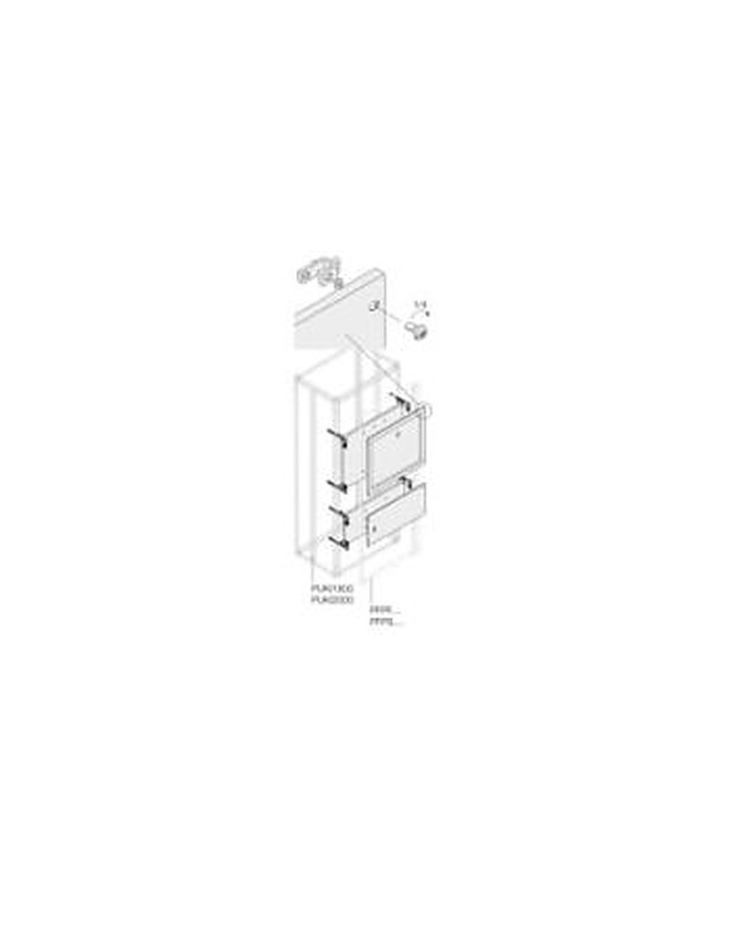 ABB 1STQ Series Pickled Steel Sheet Installation Kit for Use with Modular Boards - System Pro E Power x 500 mm x 600mm