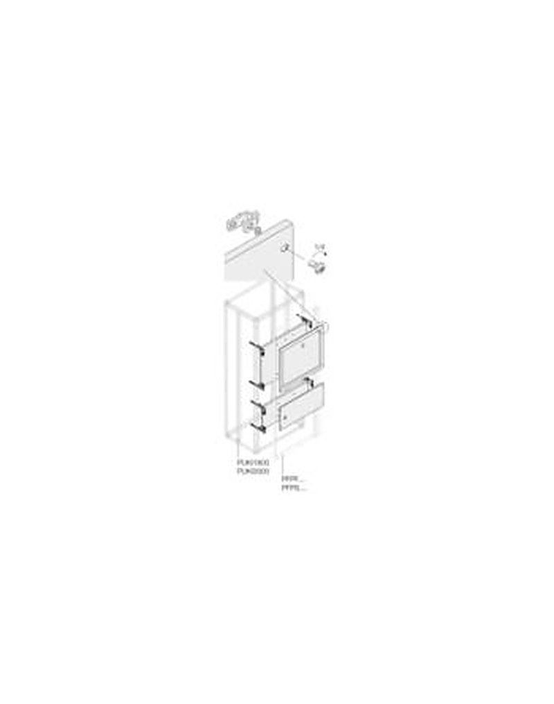 ABB 1STQ Series Pickled Steel Sheet Installation Kit for Use with Modular Boards - System Pro E Power 600 mm x 600 mm x
