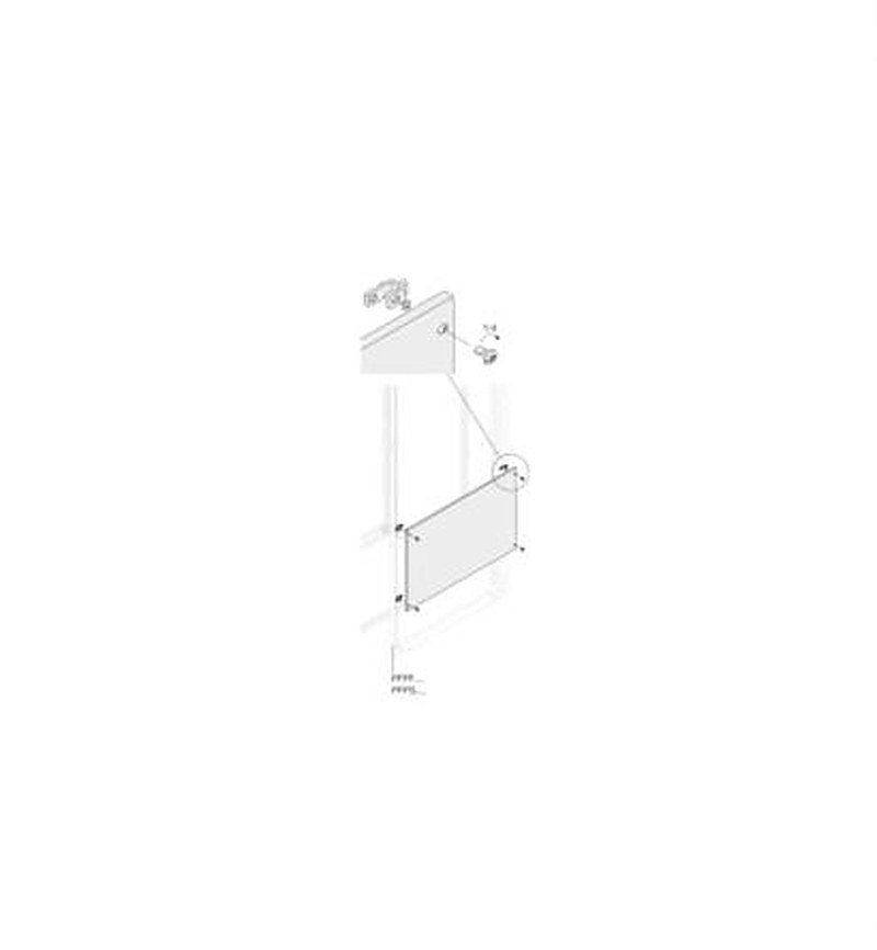 ABB PPFB Series RAL 7035 Light Grey Pickled Steel Sheet Blind, 790 mm H, 335mm W, 10 mm D, 10 mm L, for Use with