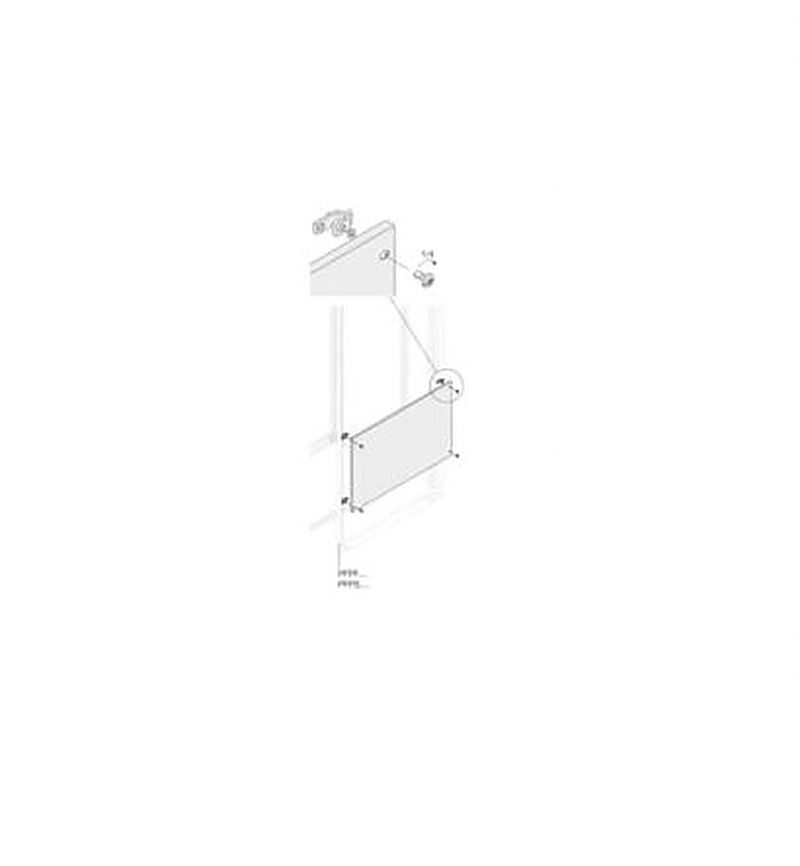 ABB PPFB Series RAL 7035 Light Grey Pickled Steel Sheet Blind, 535 mm H, 40mm W, 10 mm D, 10 mm L, for Use with PPFB5060