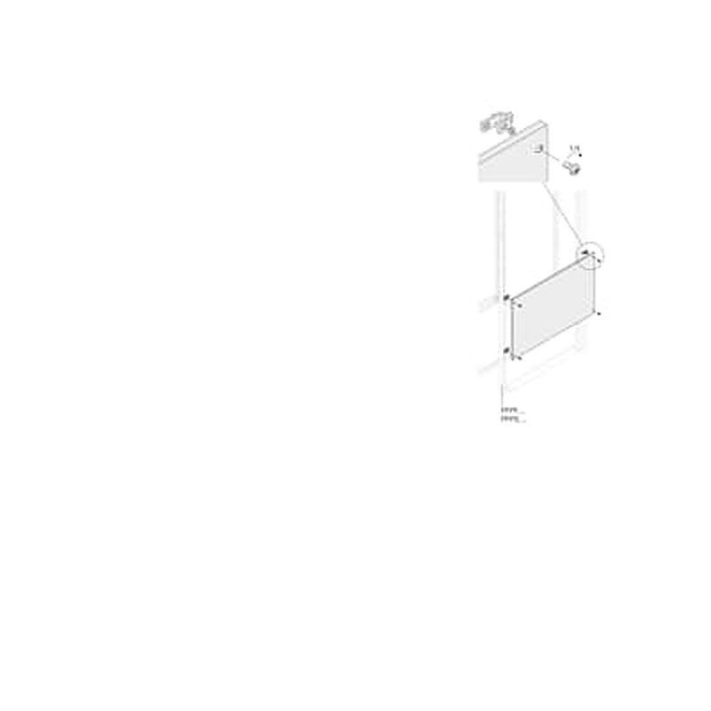 ABB PPFB Series RAL 7035 Light Grey Pickled Steel Sheet Blind, 535 mm H, 190mm W, 10 mm D, 10 mm L, for Use with