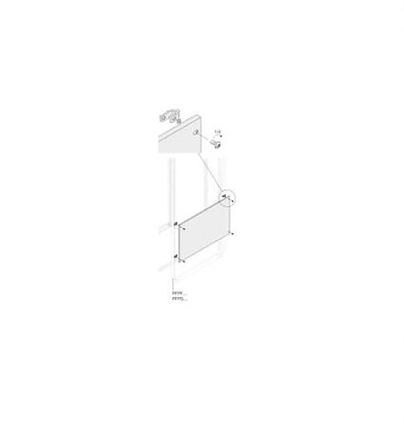ABB PPFB Series RAL 7035 Light Grey Pickled Steel Sheet Blind, 735 mm H, 140mm W, 10 mm D, 10 mm L, for Use with