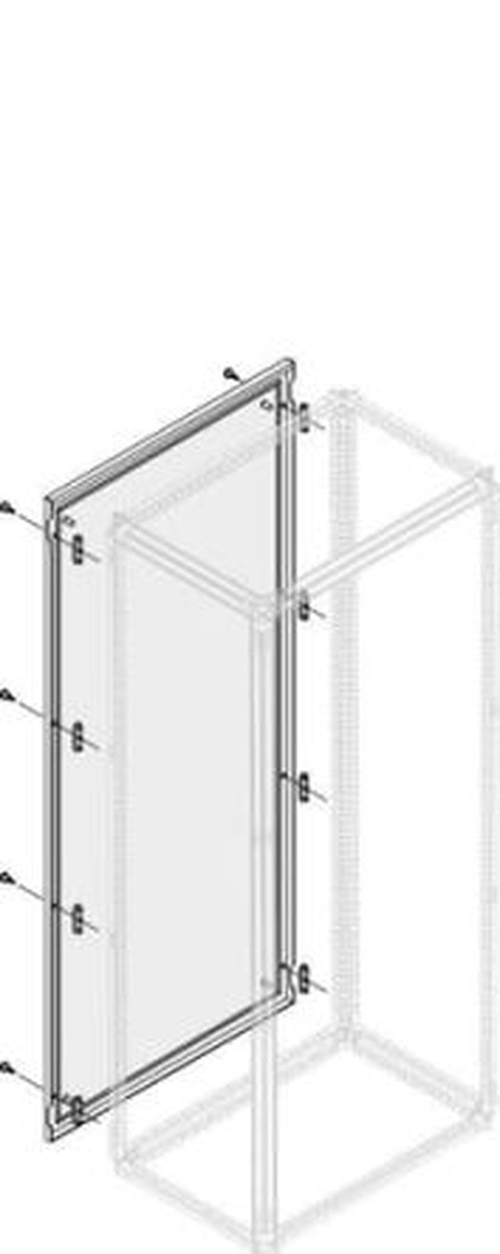 ABB 1STQ Series Pickled Steel Sheet Side Panel for Use with Modular Boards - System Pro E Power x 1.8m