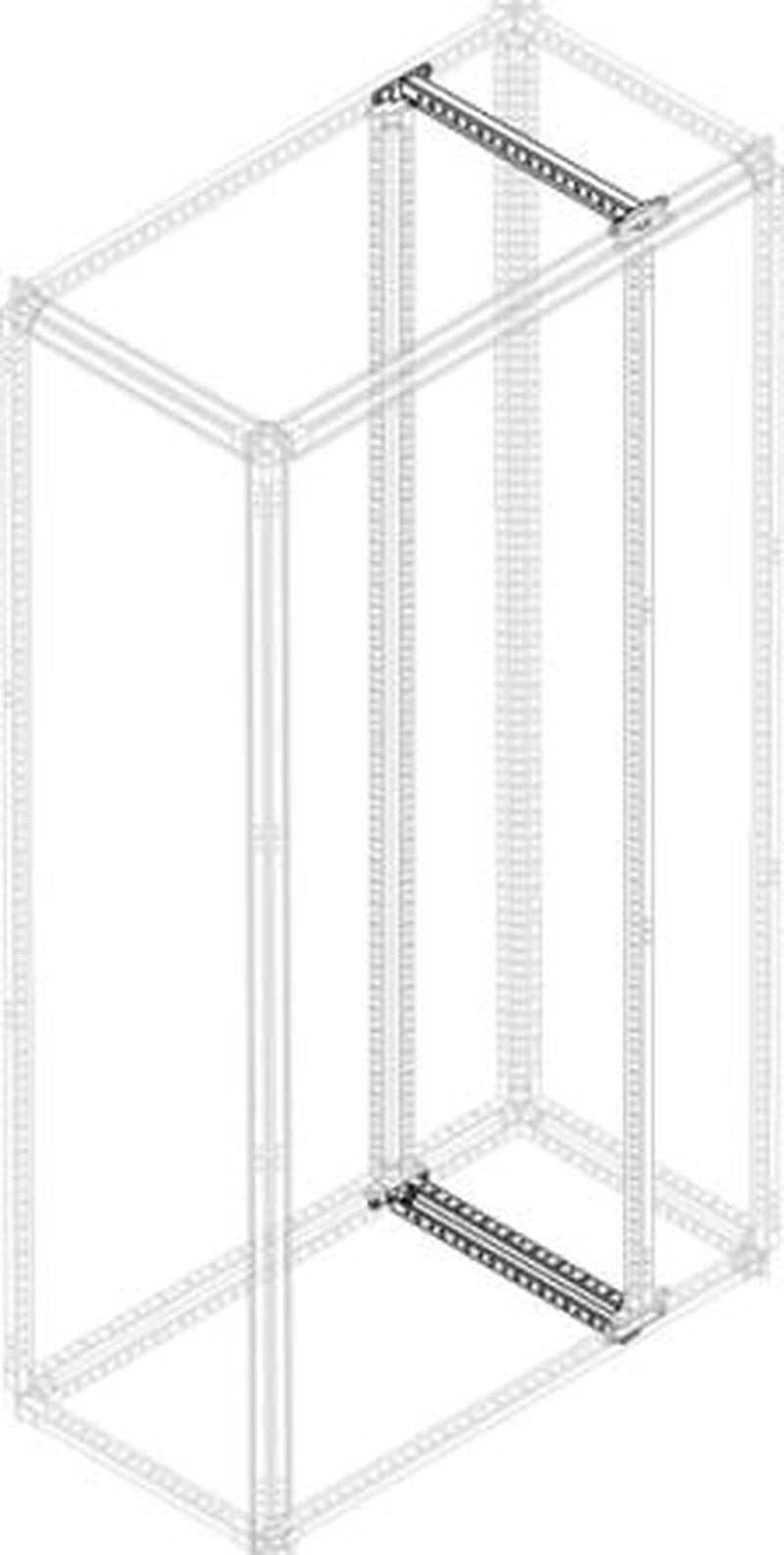 ABB PCCS0700 Series Stainless Steel Cross Brace, 47.5mm W, 700 mm H, 47.5 mm D, 47.5 mm L For Use With PCCS0700