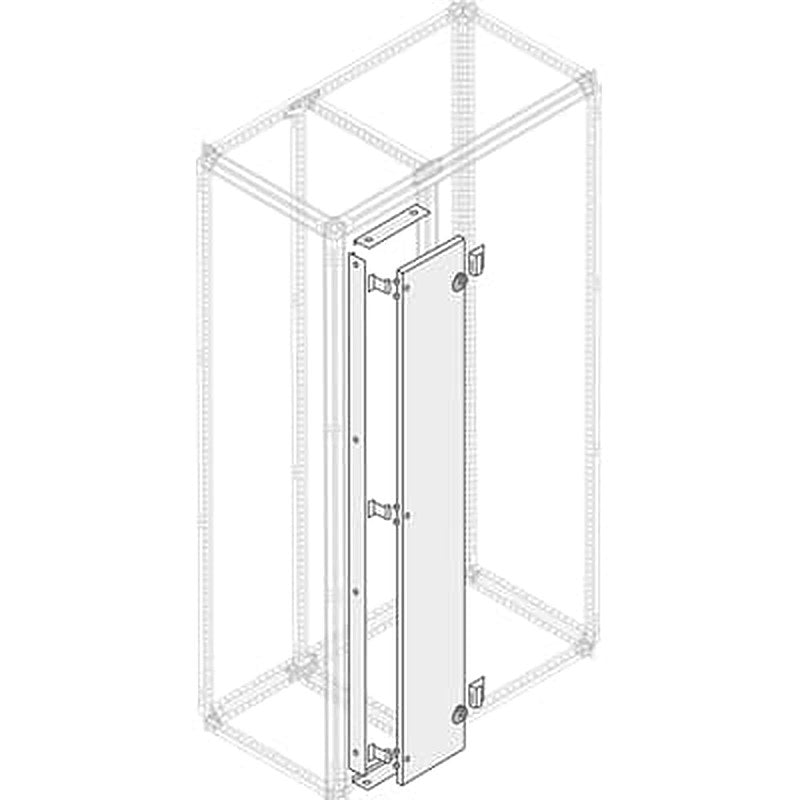 ABB PDCB Series Lockable Pickled Steel Sheet RAL 7035 Opaque, 1800 mm H, 200mm W, 12 mm D, 12 mm L for Use with PDCB1820