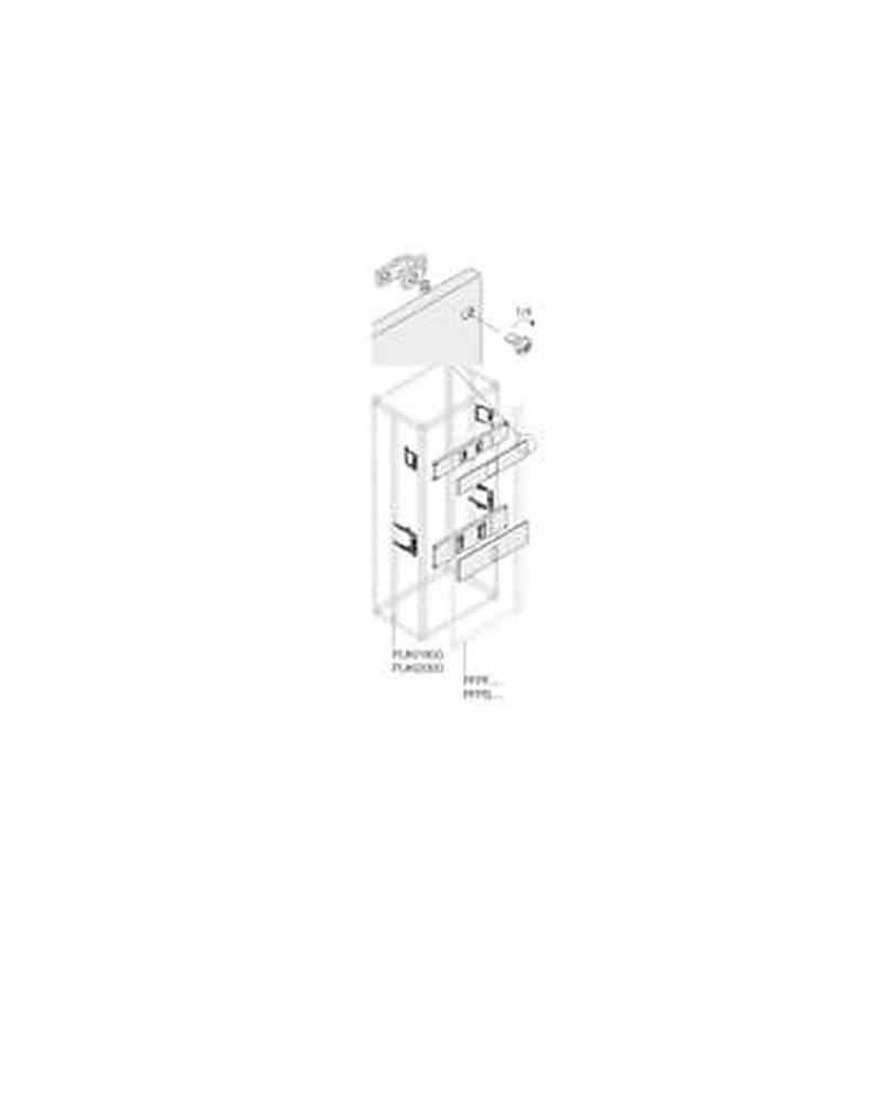 ABB PHCX Series Pickled Steel Sheet Assembly Kit for Use with Main Distribution Boards x 600 mm x 600mm