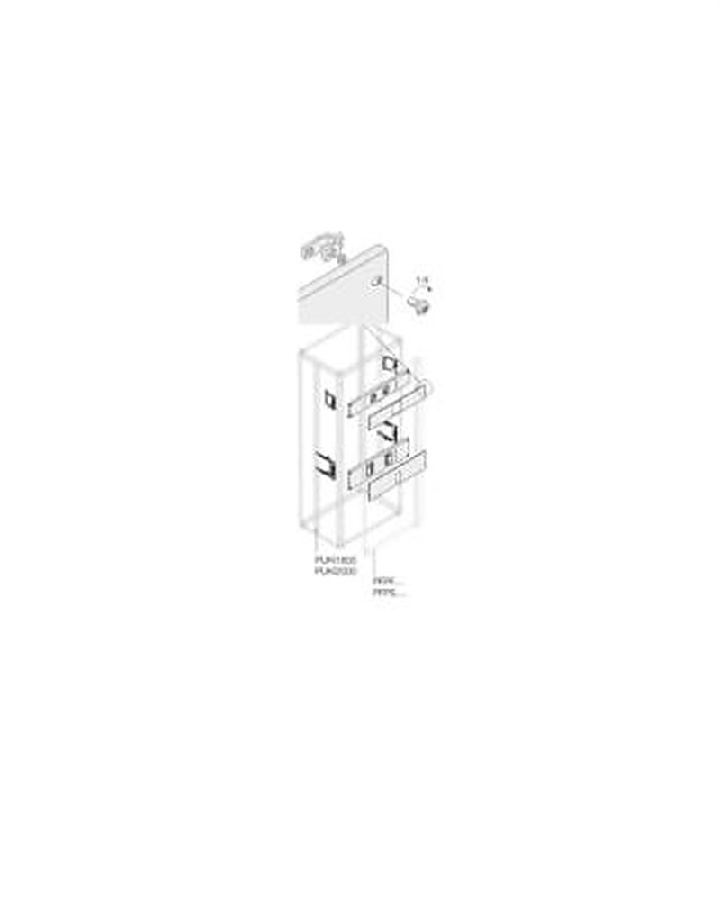 ABB Pickled Steel Sheet Assembly Kit for Use with Main Distribution Boards 200 mm x 600 mm x 600mm