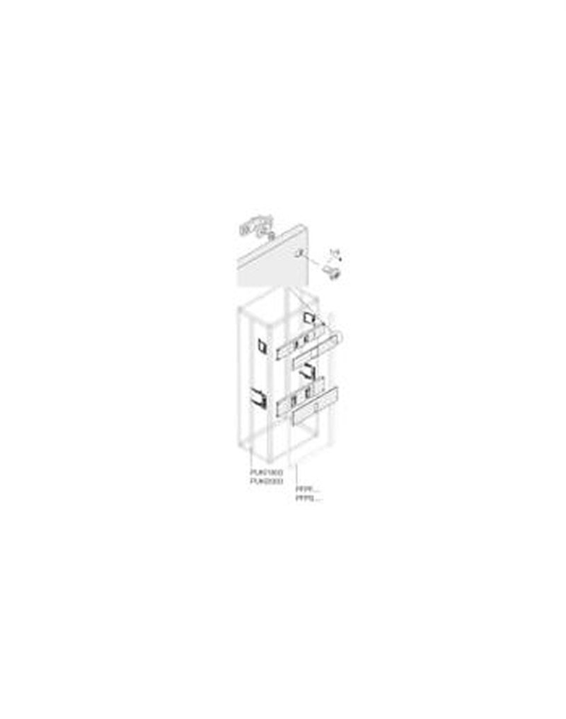 ABB Pickled Steel Sheet Assembly Kit for Use with Main Distribution Boards 200 mm x 600 mm x 600mm