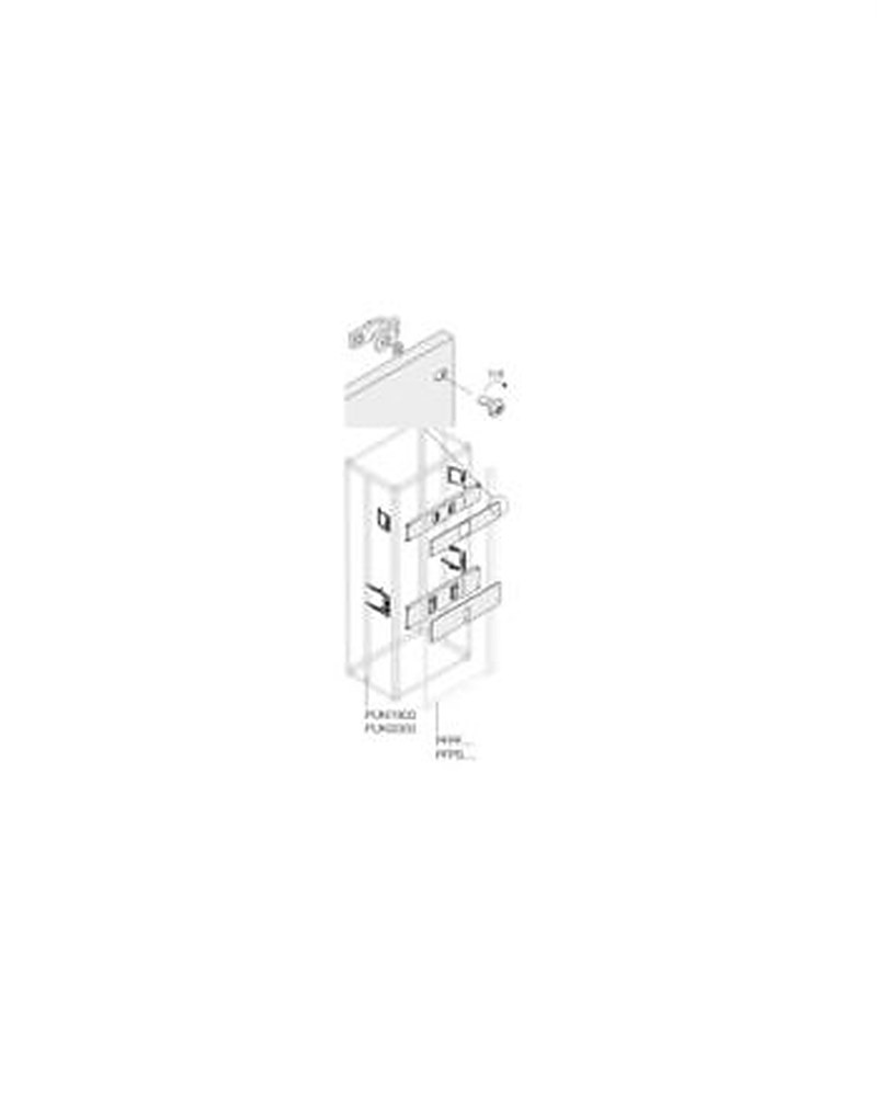 ABB Pickled Steel Sheet Assembly Kit for Use with Main Distribution Boards 250 mm x 400 mm x 400mm