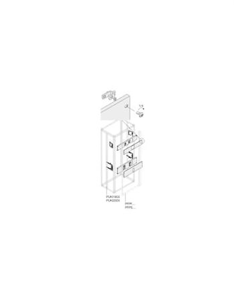 ABB Pickled Steel Sheet Assembly Kit for Use with Main Distribution Boards 150 mm x 400 mm x 400mm