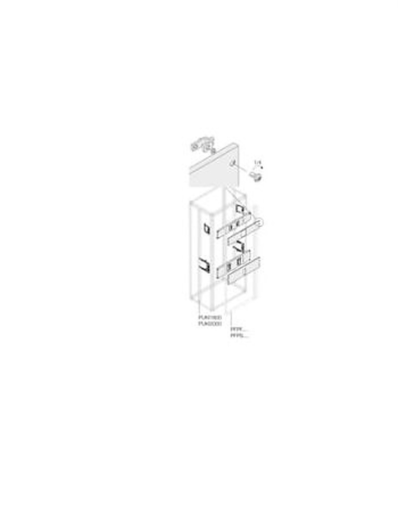 ABB Pickled Steel Sheet Assembly Kit for Use with Main Distribution Boards 200 mm x 400 mm x 400mm