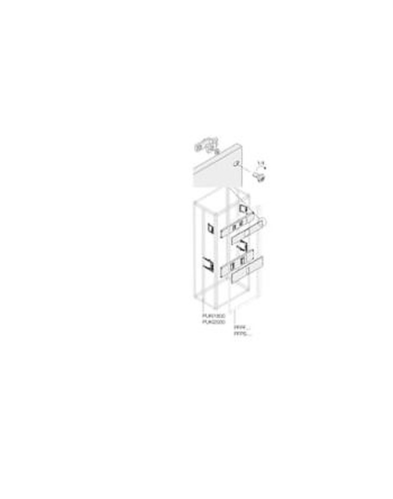 ABB Pickled Steel Sheet Assembly Kit for Use with Main Distribution Boards 250 mm x 400 mm x 400mm
