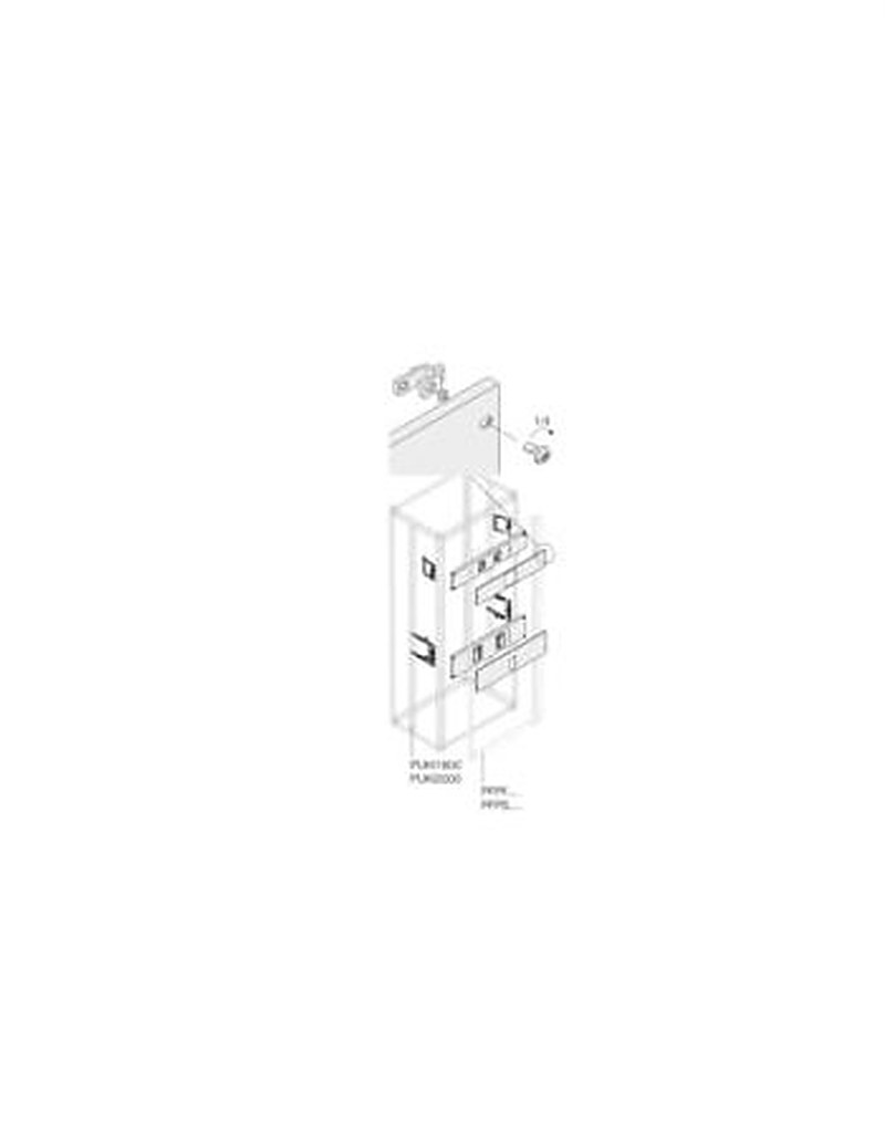 ABB EPSIVOL Series Pickled Steel Sheet Assembly Kit for Use with Main Distribution Boards 2000 mm x 45 mm x 240mm
