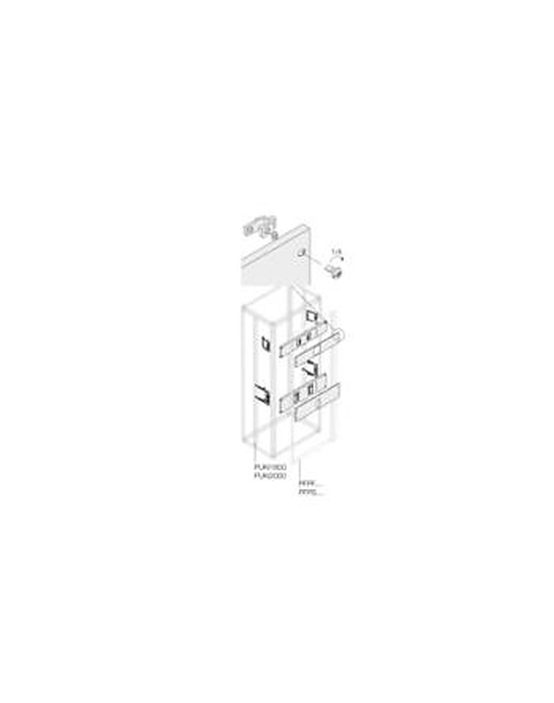 ABB Pickled Steel Sheet Assembly Kit for Use with Main Distribution Boards 150 mm x 400 mm x 400mm