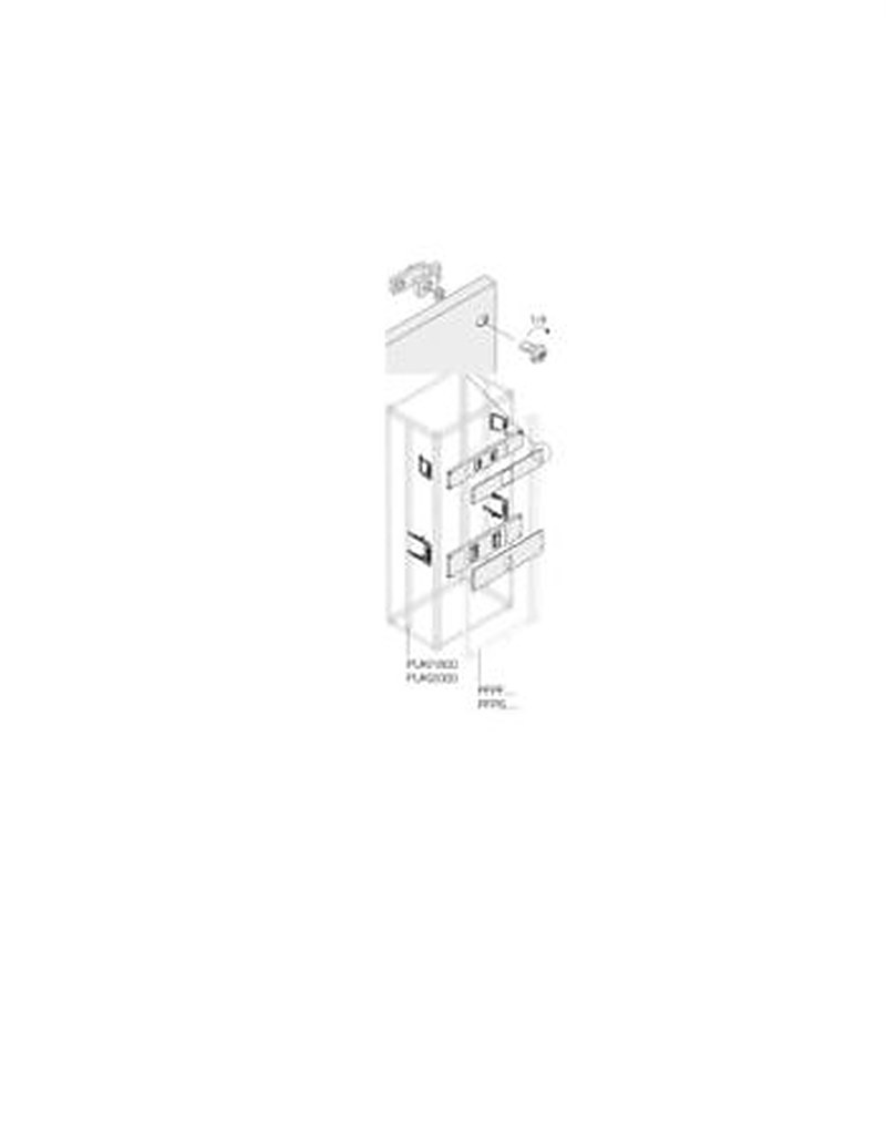 ABB Pickled Steel Sheet Assembly Kit for Use with Main Distribution Boards 200 mm x 400 mm x 400mm