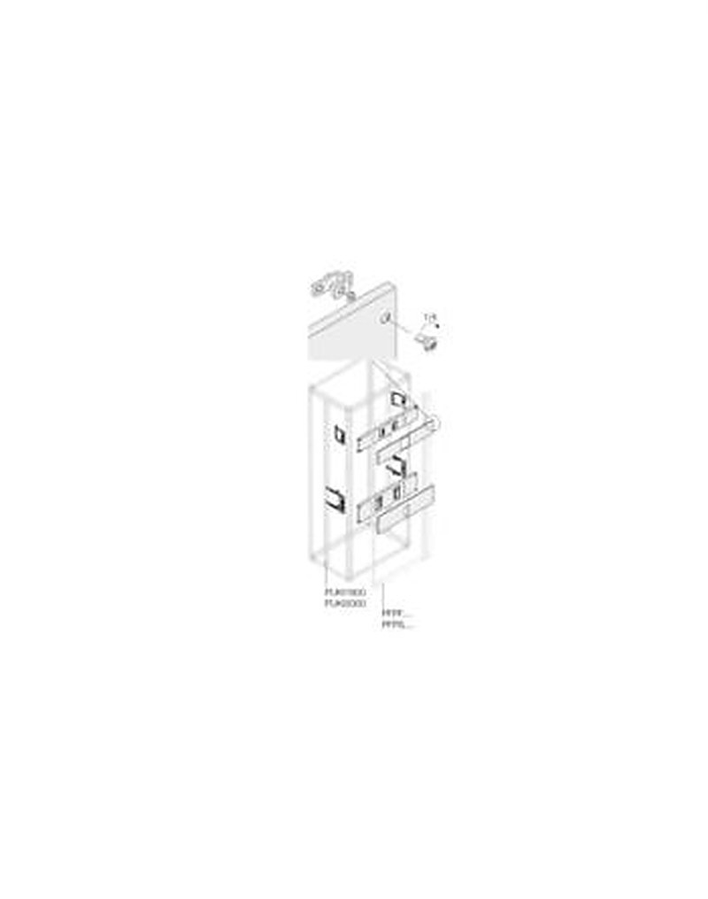 ABB Pickled Steel Sheet Assembly Kit for Use with Main Distribution Boards 200 mm x 400 mm x 400mm