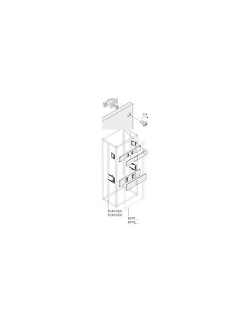 ABB Pickled Steel Sheet Assembly Kit for Use with Main Distribution Boards 580 mm x 45 mm x 290mm