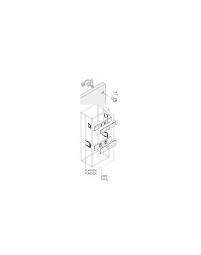 ABB Pickled Steel Sheet Assembly Kit for Use with Main Distribution Boards 300 mm x 600 mm x 600mm