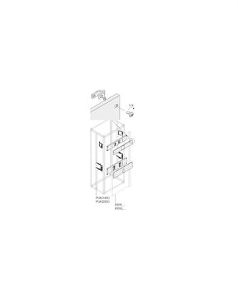 ABB Pickled Steel Sheet Assembly Kit for Use with Main Distribution Boards 350 mm x 600 mm x 600mm