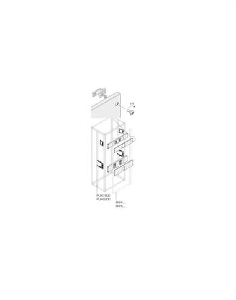 ABB Pickled Steel Sheet Assembly Kit for Use with Main Distribution Boards 350 mm x 800 mm x 800mm